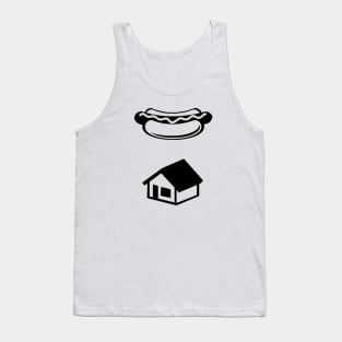 Kevin's Hot Dog Ghostbusters Logo Tank Top